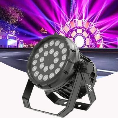 Full Color 6In1 Plastic LED PAR Light 7500K Voor buitenverlichting