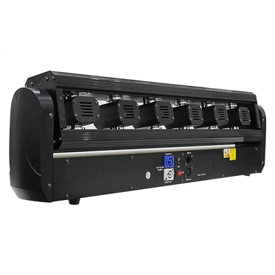 6pcs RGBW 6 Eye Laser Stage Light Led Beam Moving Head Voor nachtclub Disco DJ