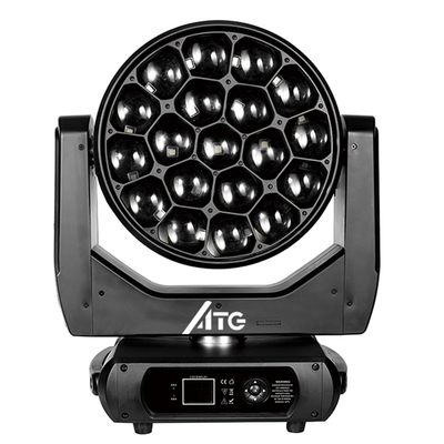 DMX512 podiumverlichting DJ-verlichtingsapparatuur 19*20W Bee Eye Zoom Moving Headlights voor evenement podium trouwdisco